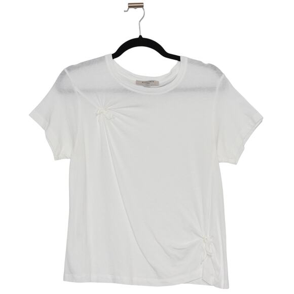 ALLSAINTS White Olivia Knot T-Shirt Size Large - Picture 2 of 5